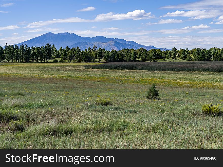 View of Prime Lake and the San Francisco Peaks from Anderson Mesa. The Arizona National Scenic Trail Anderson Mesa Passage &#x28;AZT-30&#x29; traverses Anderson Mesa in the Lake Mary area southeast of Flagstaff. The passage begins northwest of Mormon Lake, crosses Lake Mary Road near Pinegrove Campground, and ascends Anderson Mesa, passing near several small wetlands on its way to Marshall Lake, the most well-known of these magical and important wildlife habitats. Between Vail and Prime Lakes, the trail skirts around observatory facilities to the edge of the mesa, providing a stunning panoramic view of Lake Mary. On Coconino National Forest maps, the Arizona Trail is labeled as trail number 87 for its entire traversal of the Forest. This photo was taken in August 2017 by Deborah Lee Soltesz during a day hike from Marshall Lake to a point just west of Vail Lake. Credit: U.S. Forest Service Coconino National Forest. For information on this passage, visit Arizona Trail: Anderson Mesa Passage AZT-30 and download the Anderson Mesa Passage AZT-30 trail map. Visit Coconino National Forest for more trails and other recreation opportunities. View of Prime Lake and the San Francisco Peaks from Anderson Mesa. The Arizona National Scenic Trail Anderson Mesa Passage &#x28;AZT-30&#x29; traverses Anderson Mesa in the Lake Mary area southeast of Flagstaff. The passage begins northwest of Mormon Lake, crosses Lake Mary Road near Pinegrove Campground, and ascends Anderson Mesa, passing near several small wetlands on its way to Marshall Lake, the most well-known of these magical and important wildlife habitats. Between Vail and Prime Lakes, the trail skirts around observatory facilities to the edge of the mesa, providing a stunning panoramic view of Lake Mary. On Coconino National Forest maps, the Arizona Trail is labeled as trail number 87 for its entire traversal of the Forest. This photo was taken in August 2017 by Deborah Lee Soltesz during a day hike from Marshall Lake to a point just west of Vail Lake. Credit: U.S. Forest Service Coconino National Forest. For information on this passage, visit Arizona Trail: Anderson Mesa Passage AZT-30 and download the Anderson Mesa Passage AZT-30 trail map. Visit Coconino National Forest for more trails and other recreation opportunities.