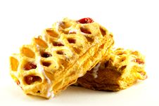 Two Raspberry Danish Royalty Free Stock Photos Two Raspberry Danish Royalty Free Stock Photos