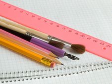 School Supplies Royalty Free Stock Photos School Supplies Royalty Free Stock Photos