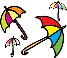 Umbrellas Royalty Free Stock Image