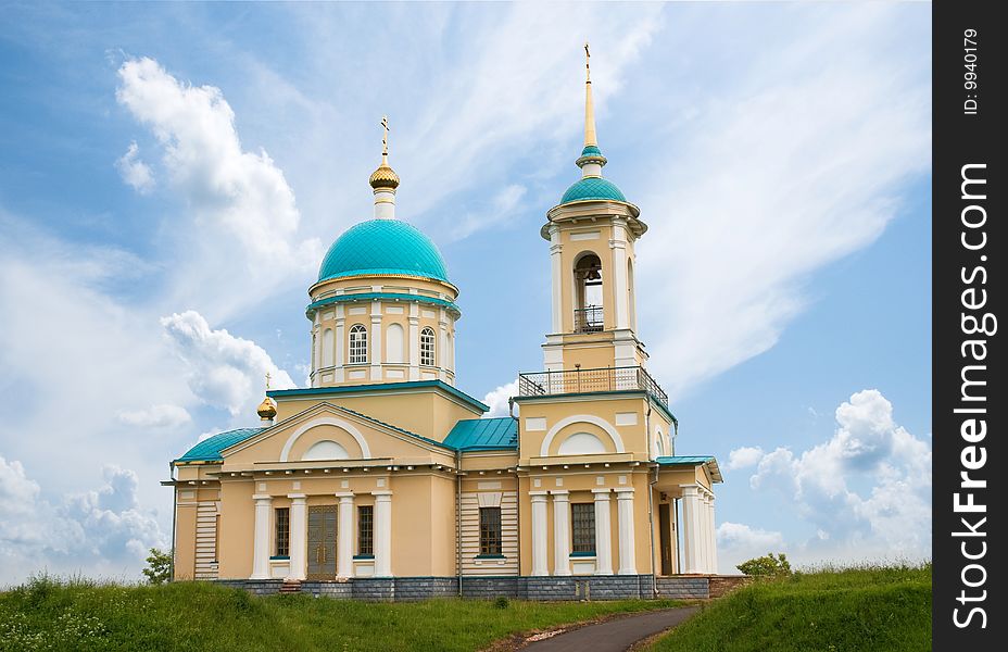 Church On The Background Of The Sky