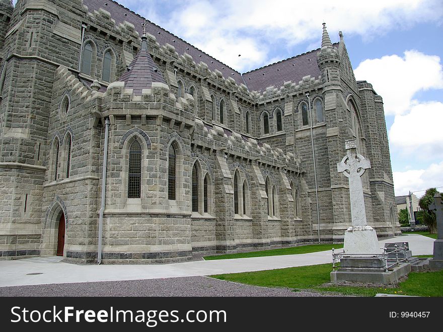 Church in Caherciveen, in Ireland. Church in Caherciveen, in Ireland