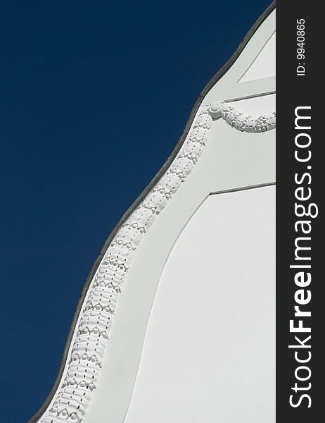 A stucco gable in germany