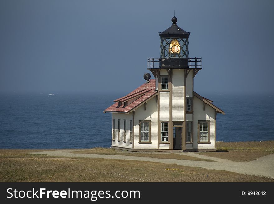 Lighthouse on the California Coastline