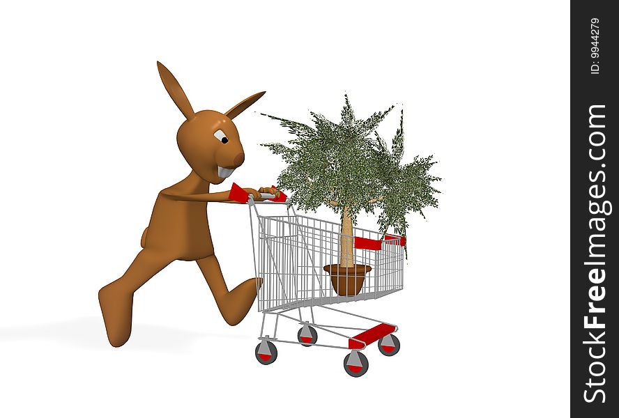 Rabbit Buys A Tree