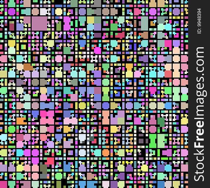 Retro Block Pattern