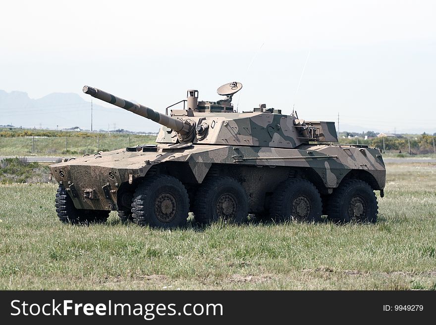 Rooikat Armoured Fighting Vehicle of the South African South African National Defence Force