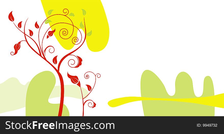 Abstract background. All elements and textures are individual objects. Vector illustration scale to any size.