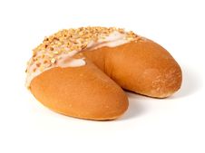 Horn-like Roll Royalty Free Stock Images Horn-like Roll Royalty Free Stock Images