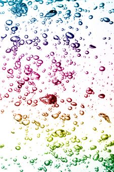 Air Bubbles Underwater Royalty Free Stock Image