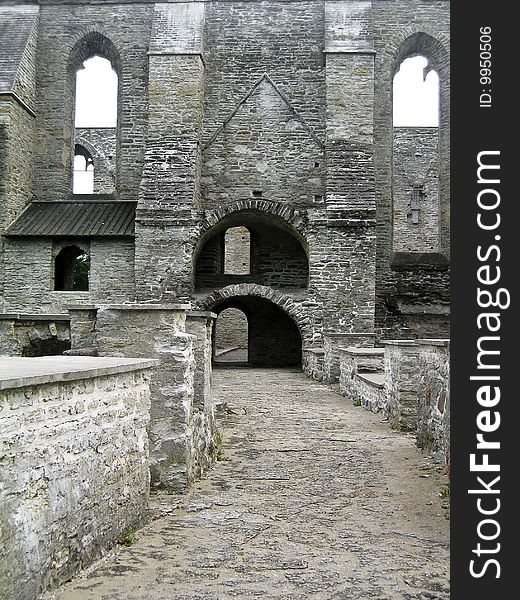 Ruins Of St. Bridget S Convent In Tallinn