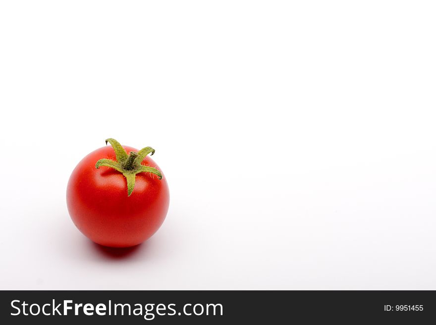 One little red tomato background
