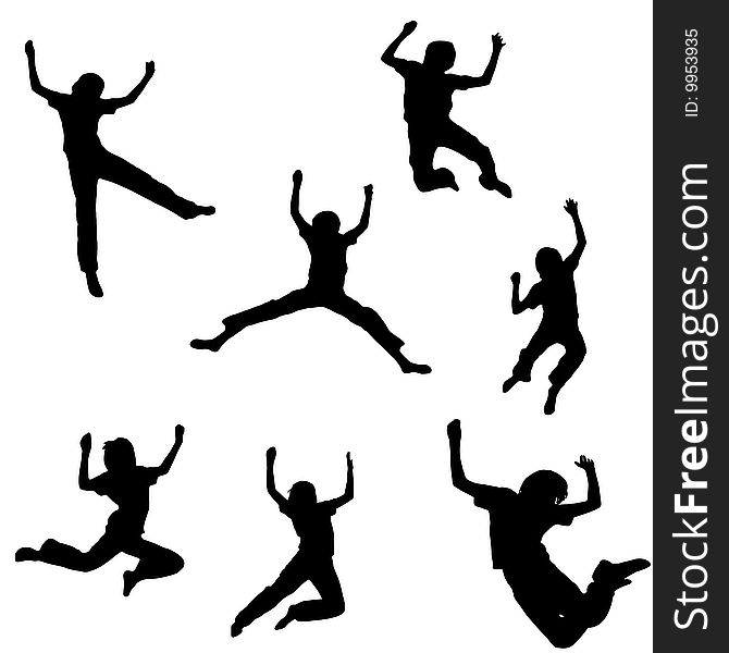 Jumping Silhouettes