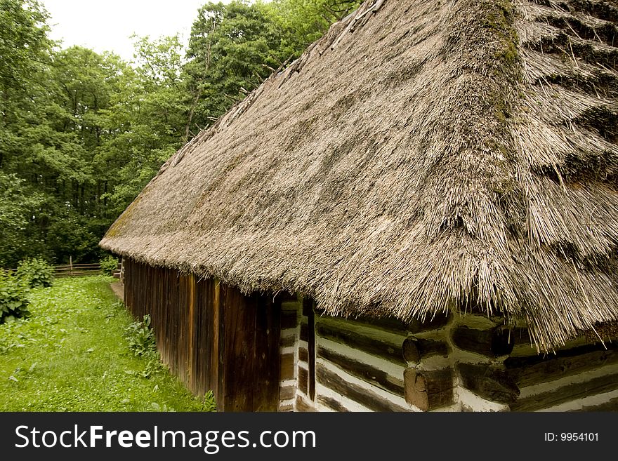 Very old wooden house coming from 19th century. Very old wooden house coming from 19th century