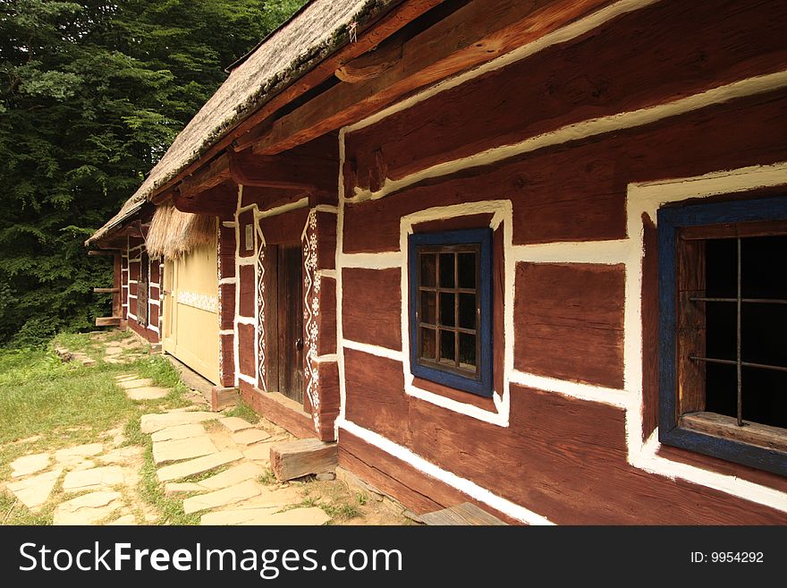 Very old wooden house coming from 19th century