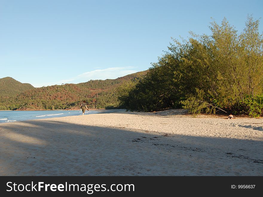 Hinchinbrook Island in northern Queensland, Australia, is a haven for bushwalkers. The Thorsborne Track is a 32km trail through pristine wilderness. Hinchinbrook Island in northern Queensland, Australia, is a haven for bushwalkers. The Thorsborne Track is a 32km trail through pristine wilderness.