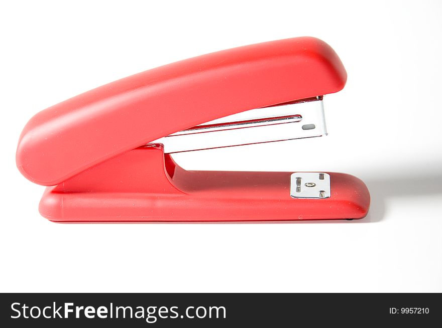 Red stapler