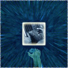 Binary Code Royalty Free Stock Photography Binary Code Royalty Free Stock Photography