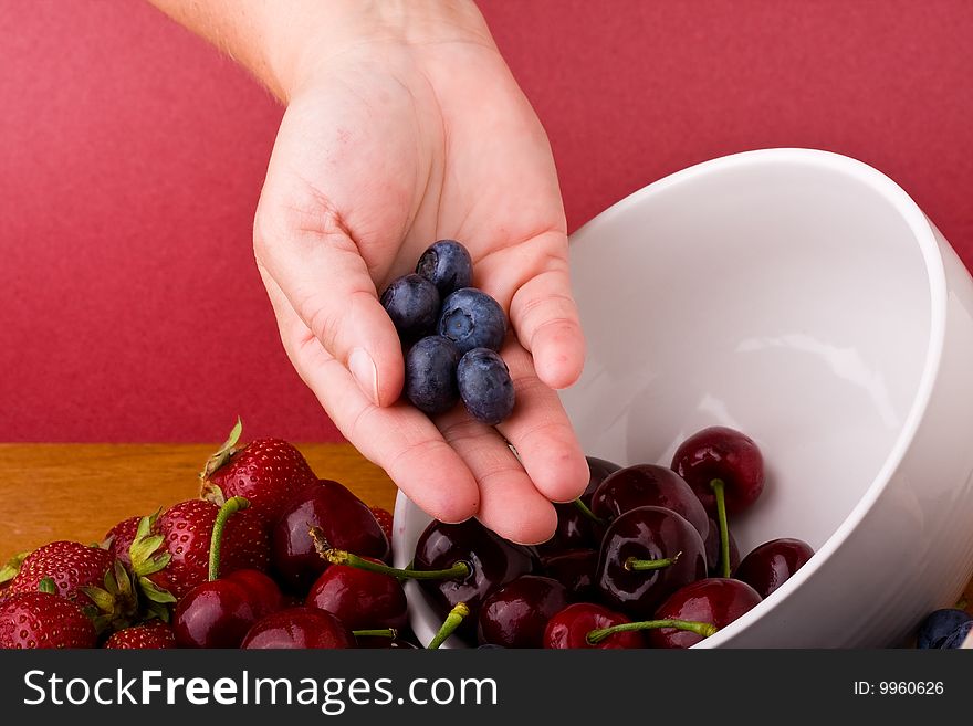 Fresh ripe fruit nice berry background image