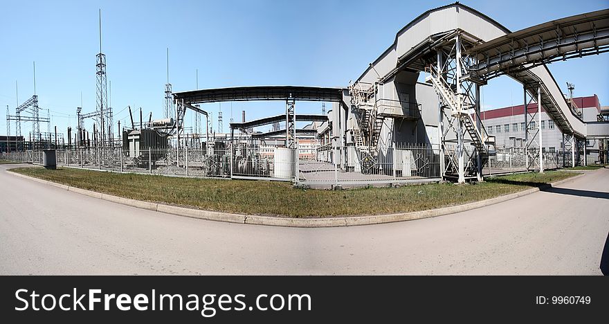 Power plant in metallurgy factory