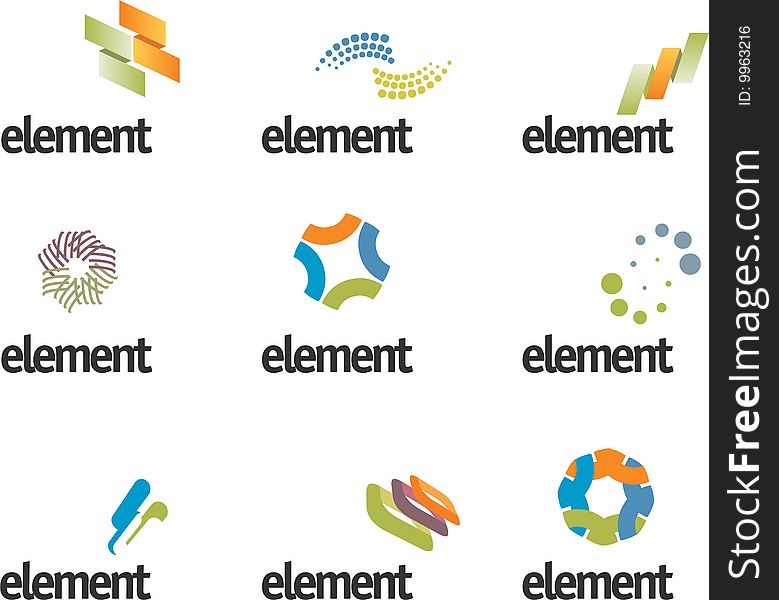 Design elements set for web