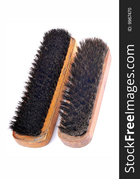 Shoe polish brushes