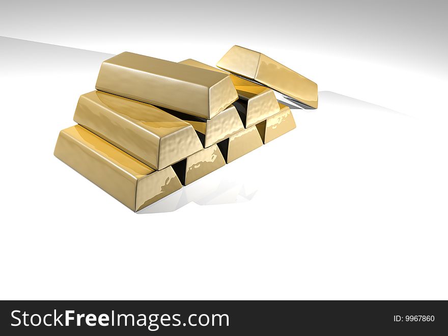 Gold ingots