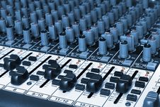 Audio Mixing Board Royalty Free Stock Images Audio Mixing Board Royalty Free Stock Images