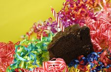 Birthday Party Chocolate Cake Royalty Free Stock Photos Birthday Party Chocolate Cake Royalty Free Stock Photos