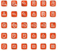 Vector Icons Set Royalty Free Stock Images