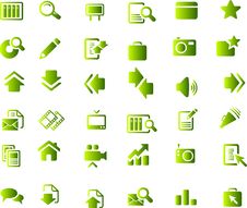 Vector Icons Set Stock Images