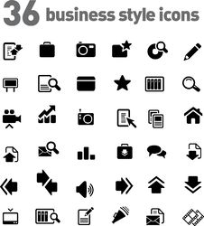 Vector Icons Set Stock Photography