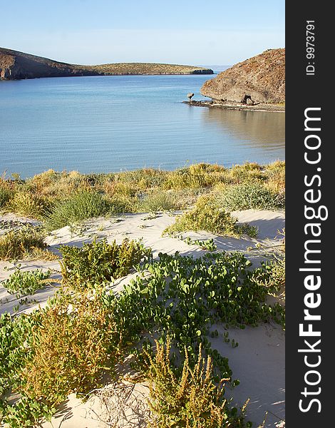 Beach near of La Paz, Baja California, Mexico