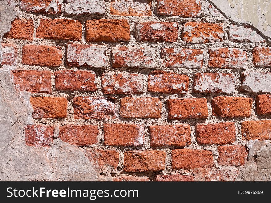 Brick wall texture