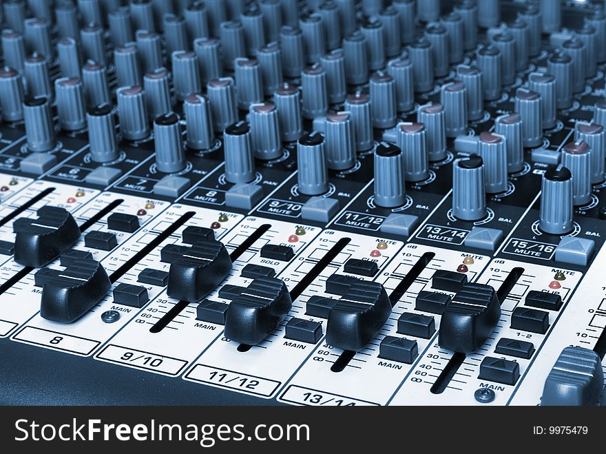 Audio Mixing Board