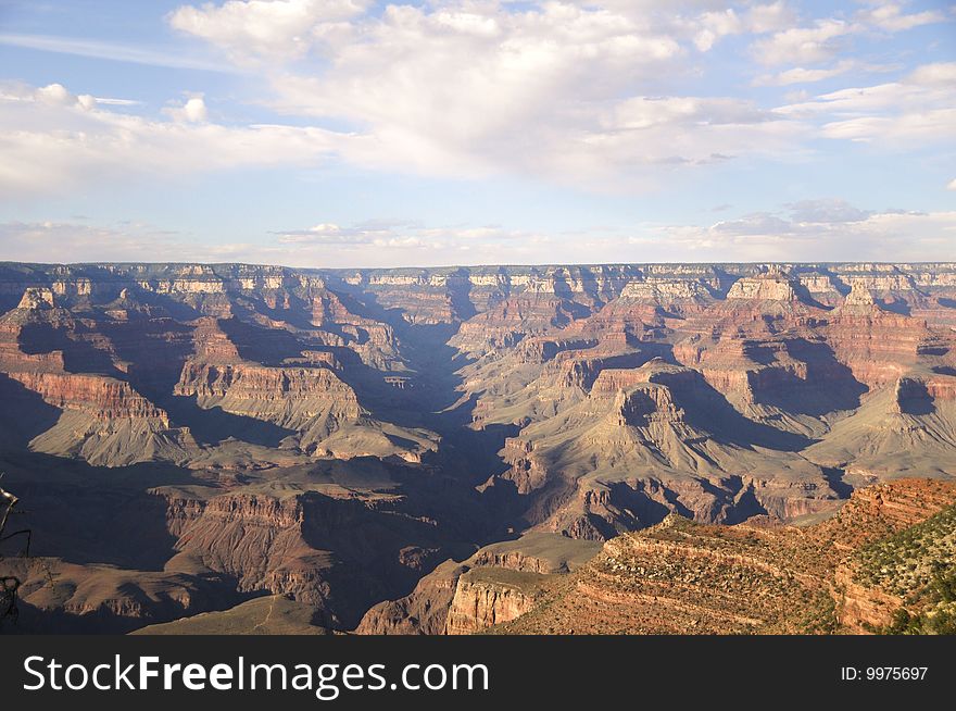 View of the Grand Canyon from the South Rim