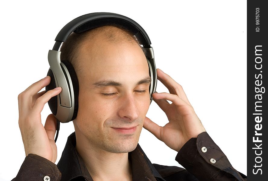 Man Enjoying Music