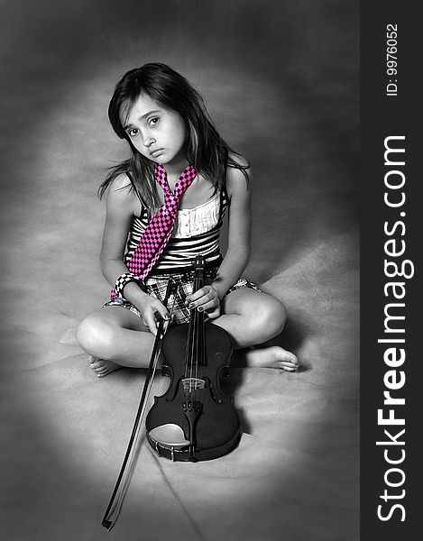 The Young Girl With Violin