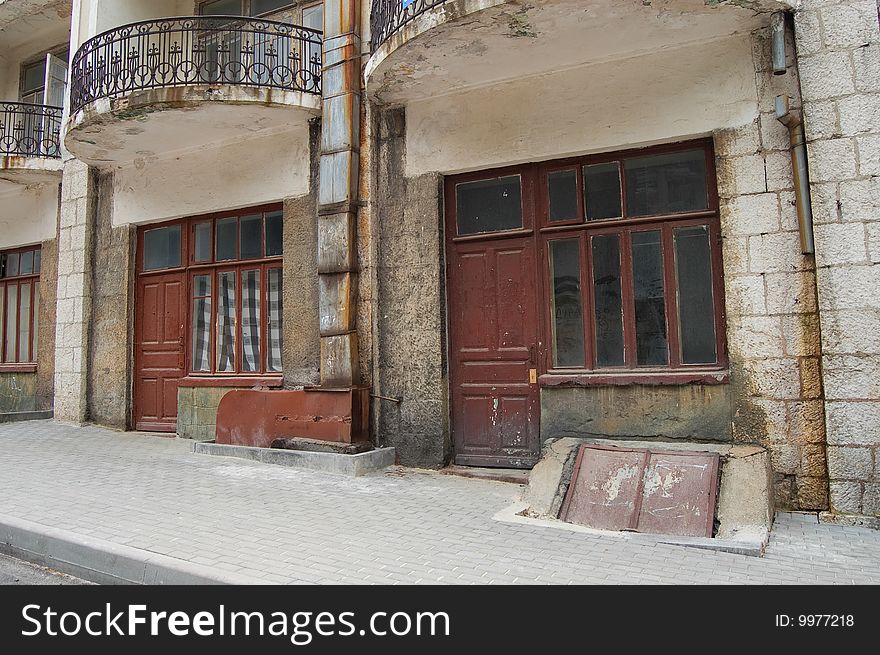 Old abandoned building in Simeiz