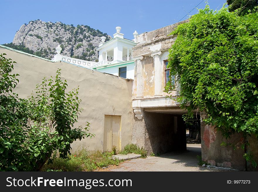 Old abandoned building in Simeiz