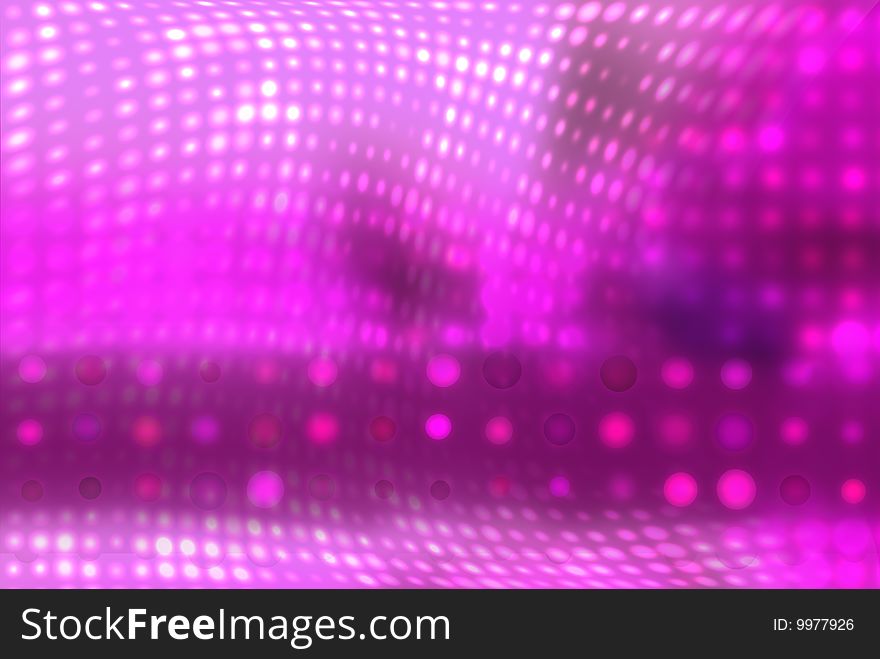 Abstract pink background with a pattern from dots. Abstract pink background with a pattern from dots