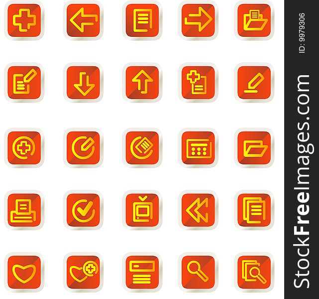 Vector icons set