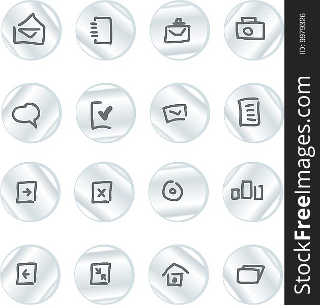 Vector icons set. business and finance