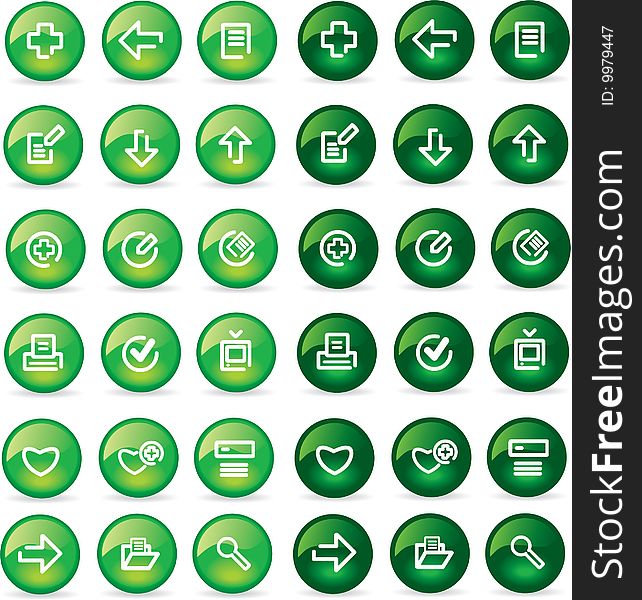 Vector icons set