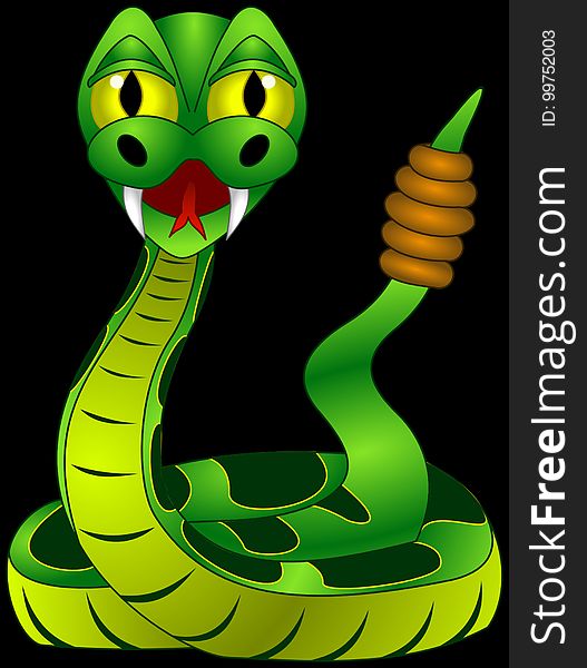 Serpent, Green, Reptile, Vertebrate