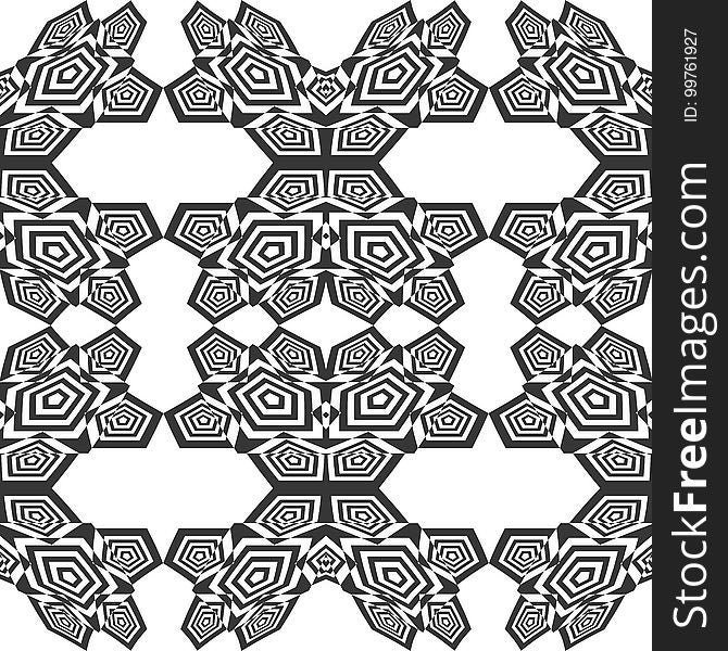 Abstract Geometric Pattern Repeat , Vector