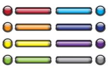 Glassy Buttons Stock Photo Glassy Buttons Stock Photo