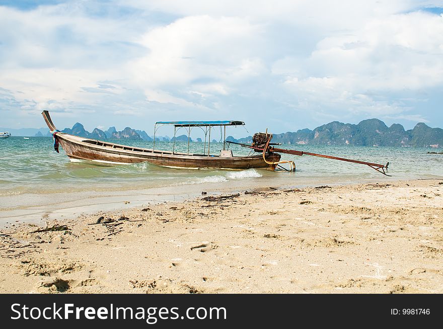 Thailand longtail boats