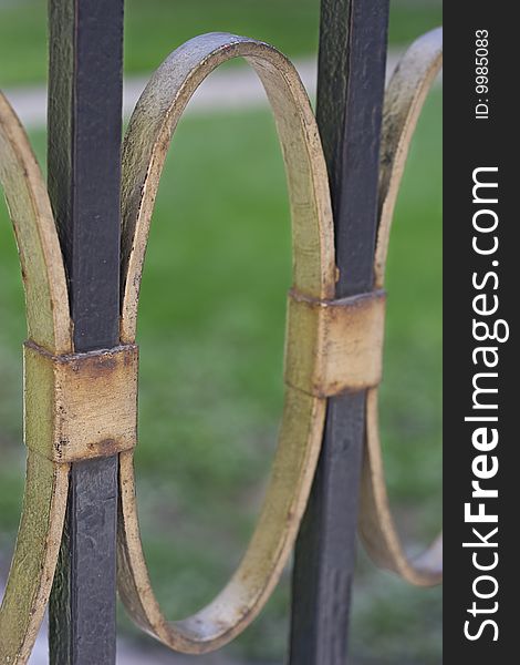 Iron fence