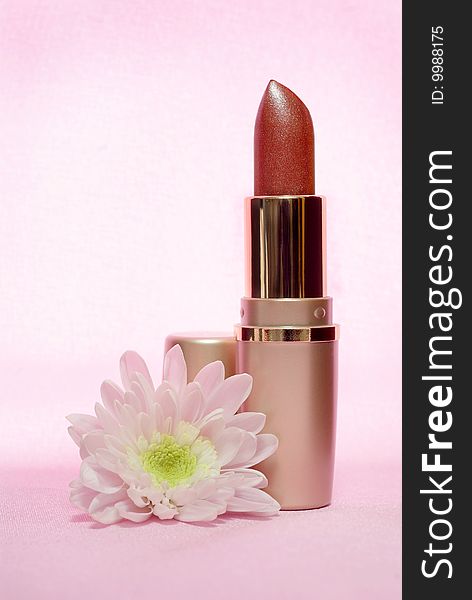 lipstick and chrysanthemum